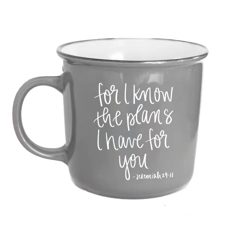 For I Know The Plans Candle Mug  Jeremiah 29:11