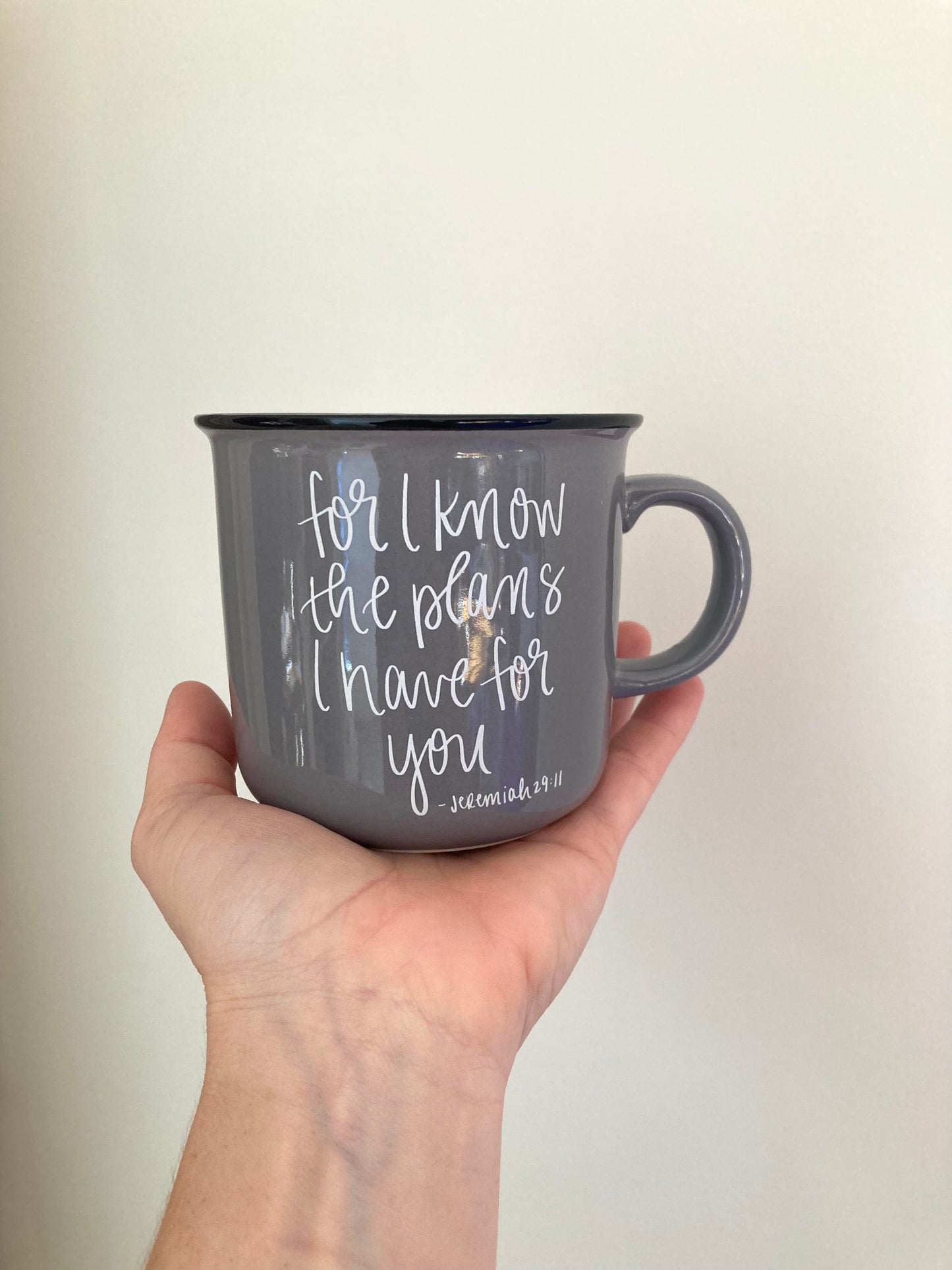 For I Know The Plans Candle Mug  Jeremiah 29:11